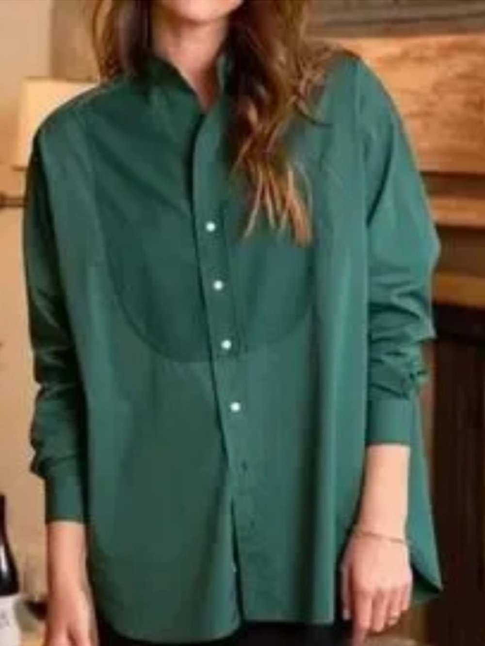 Frank & Eileen Victoria Surplice Neck Button Up Shirt